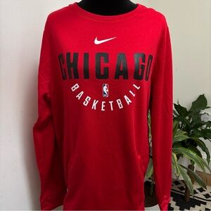 Nike Red Chicago Basketball Crewneck